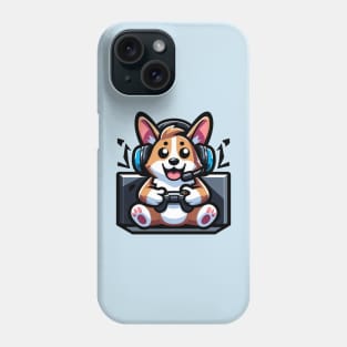 Gamer corgi Phone Case