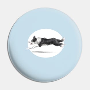 Collie Dog Pin