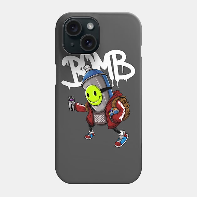 graffiti bombing Phone Case by OneEightThy