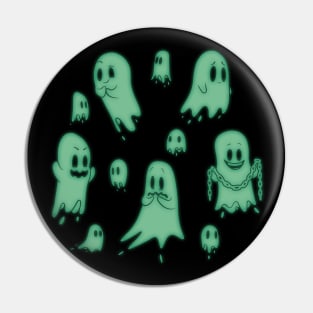 Ghosty Ghosts - Faux Glow Edition Pin