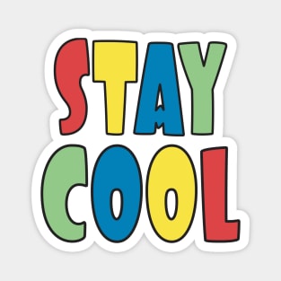 Stay Cool Primary Colors Magnet