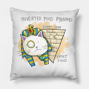 Dapper Cat - Food pyramid Pillow