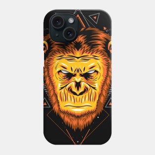 apes face head Phone Case