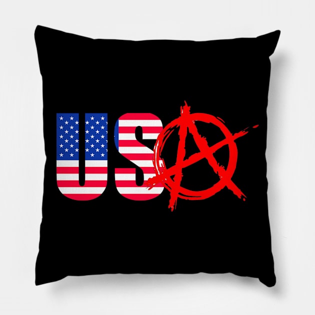 US Anarchy Pillow by Taylor'd Designs