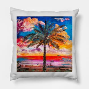 Sunset in Hawaii Pillow