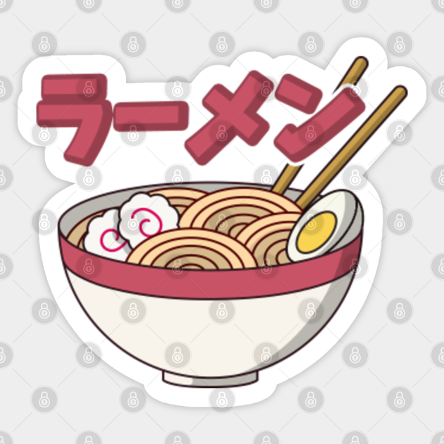 Reserve explosie hongersnood I Love Ramen - Ramen - Sticker | TeePublic