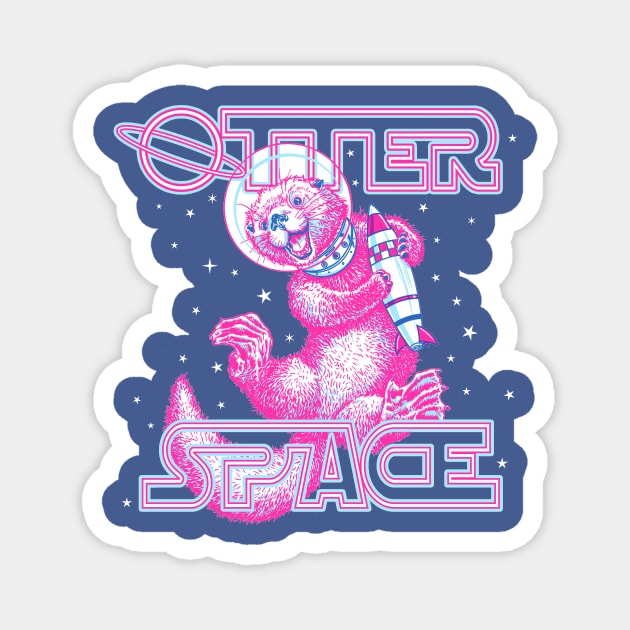 OTTER SPACE! Magnet by CMButzer