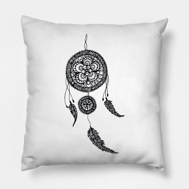 Dreamcatcher Pillow by HayleyLaurenDesign