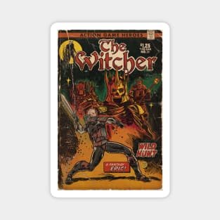 "A Fantasy Epic!" Video Game Comic Book Cover Fan Art Magnet