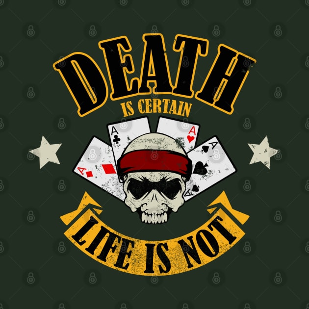 Special Forces - Death Is Certain Life Is Not (distressed) by TCP