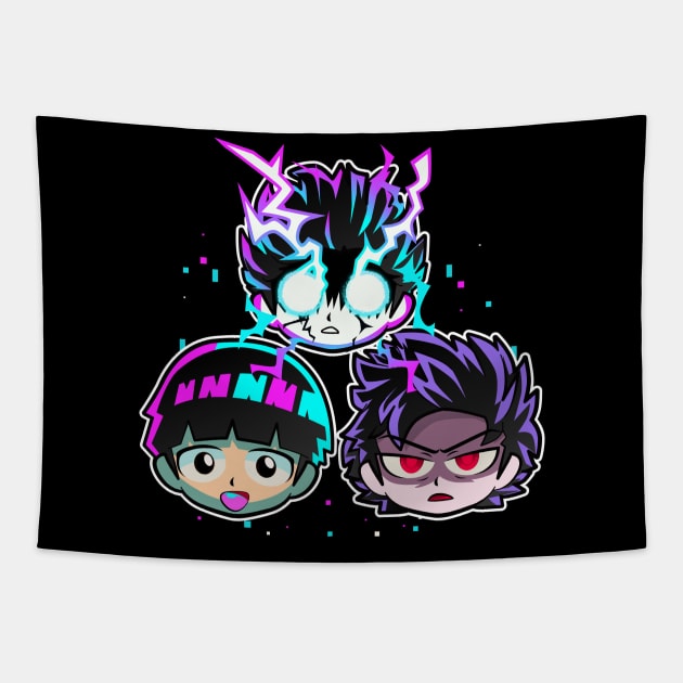 MobPsycho100 Tapestry by lolo_aburto