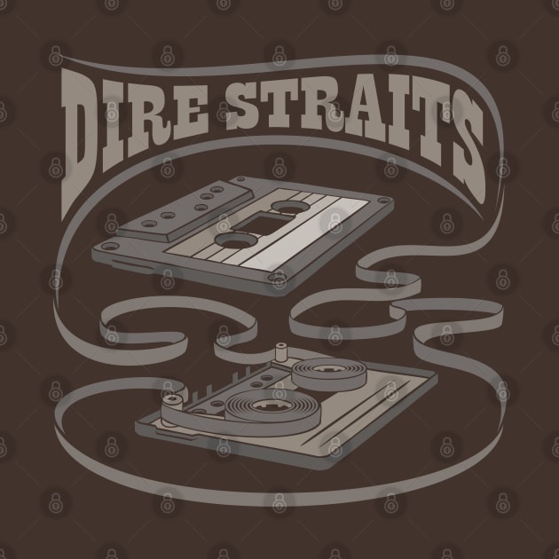 Dire Straits Exposed Cassette by Vector Empire