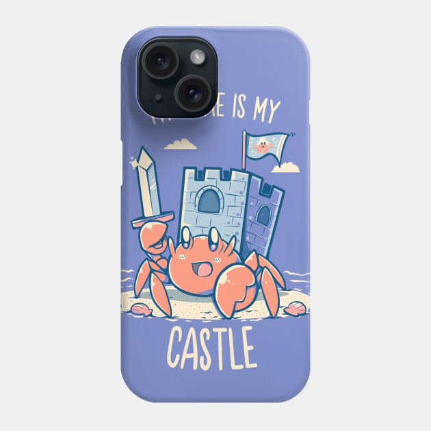 My Home is My Castle - Hermit Crab Phone Case by TechraNova