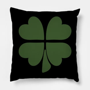 Simple Shamrock Clover Irish St. Paddy’s Day Pillow