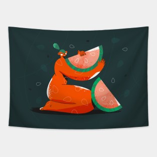 Fruit Ladies watermelon Tapestry