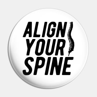 Chiropractor - Align your spine Pin