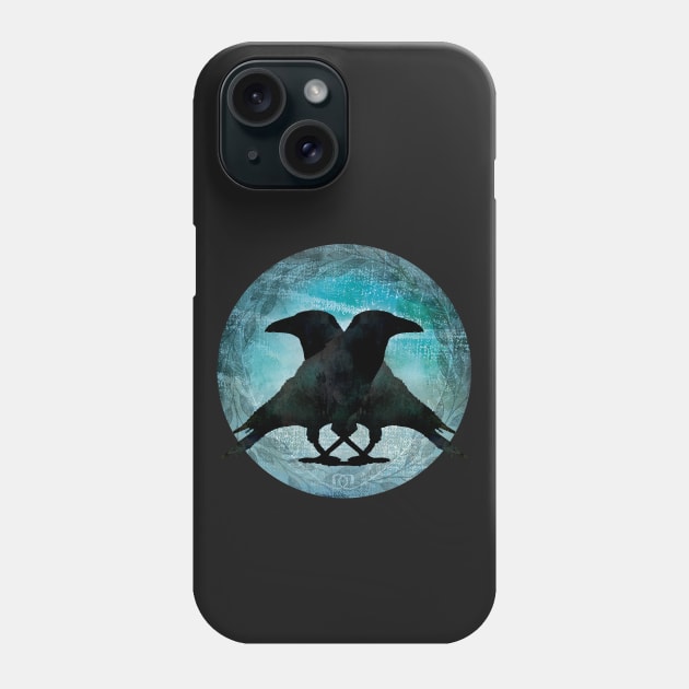 Crow Lovers - At Midnight, We Dance Phone Case by directdesign