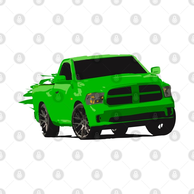 Dodge Ram green by mfz