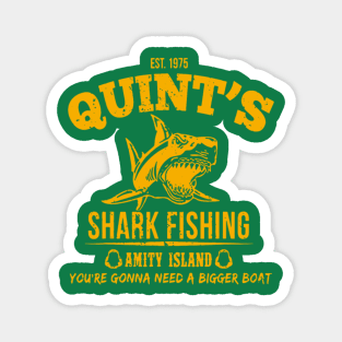 Quint's Shark Fishing Amity island 1975 Magnet