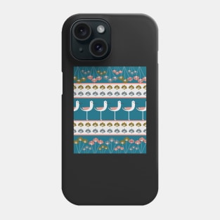 Birds and flowers Phone Case