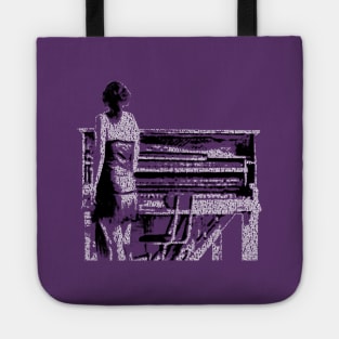 Silent All These Years Lyrics Picture Tote