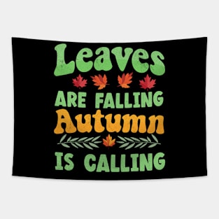 Leaves Are Falling Autumn is Calling Tapestry