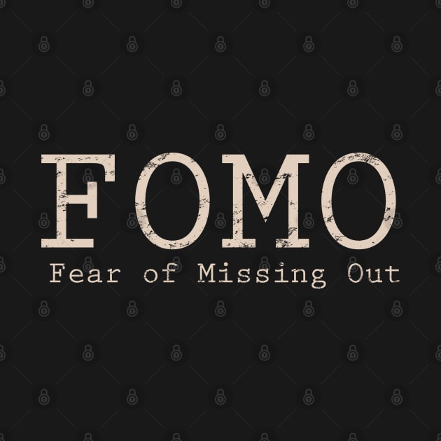 FOMO fear of missing out meme by artsytee