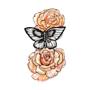 roses and moth T-Shirt