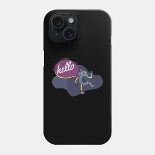 HUE saying hello Final Space design Phone Case