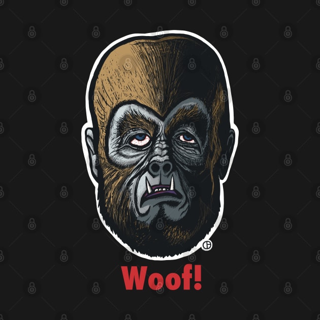 Wolfman Woof! by Art from the Blue Room