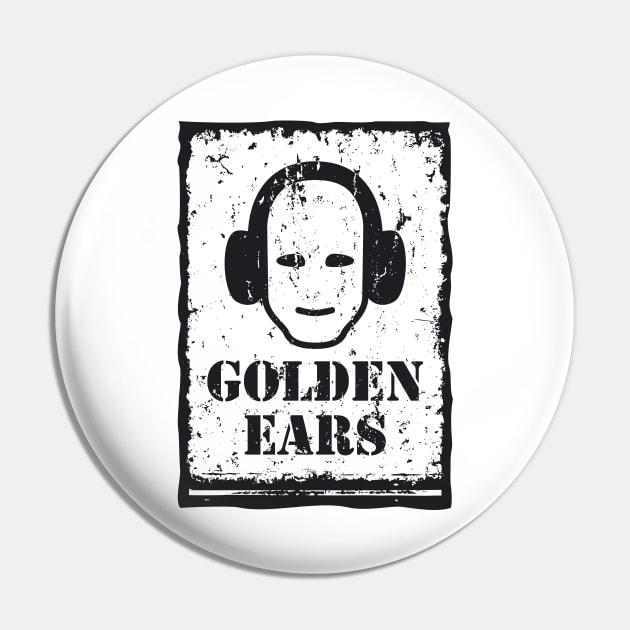 Golden Ears Pin by PEARSTOCK