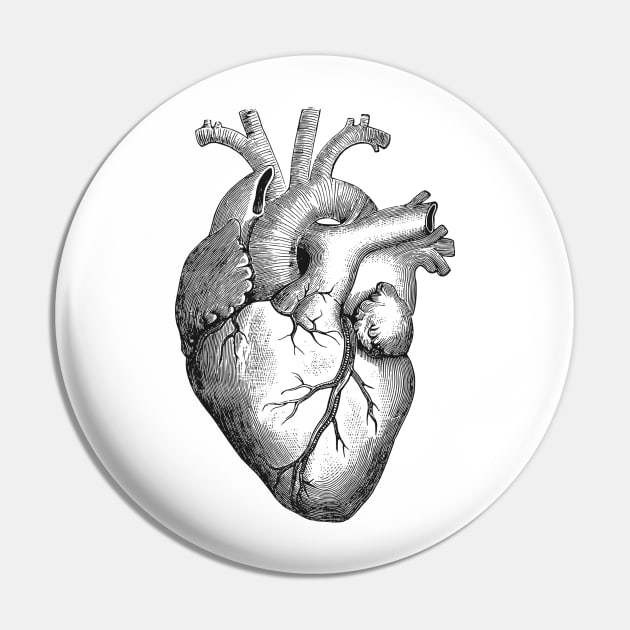 Anatomical Heart Pin by Satic