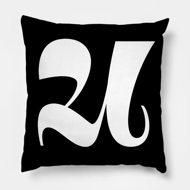 Lettering U Pillow by Olkaletters