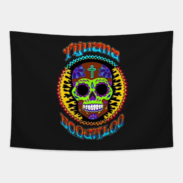 Tijuana Boogaloo Colour Tapestry by CosmicAngerDesign