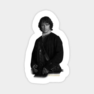 Outlander Jamie Staring Magnet