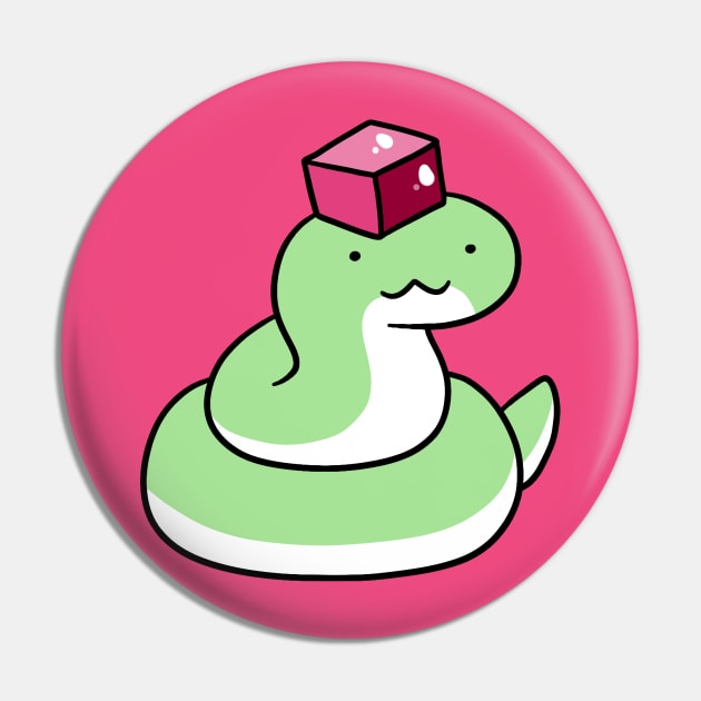 Cube Snake Pin by saradaboru