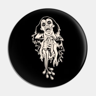 Vampire with Knife Pin