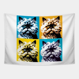 Selkirk Rex Pop Art - Cat Lovers Tapestry