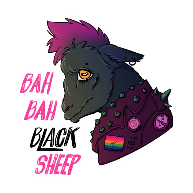 Bah Bah Black Sheep (Full Color) by JoyErskineArt