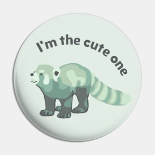 Red Panda - The Cute One Pin