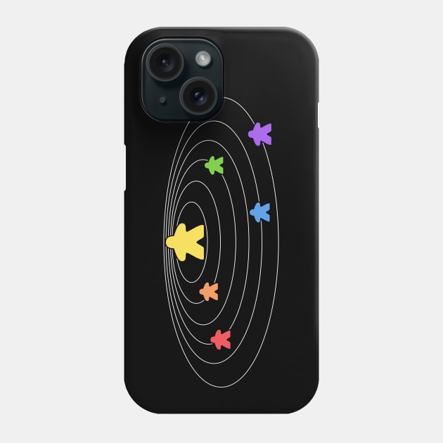 Meeple Solar System Board Games Phone Case by pixeptional