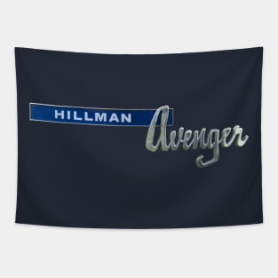 Hillman Avenger 1970s classic car badge Tapestry