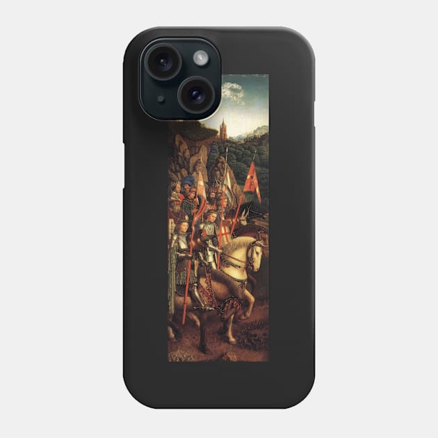 the soldiers of christ 1430 - Jan van Eyck Phone Case by Kollagio