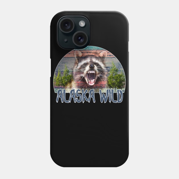 alaska wild t-shirt Phone Case by adouniss