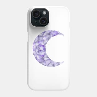 Crystal moon purple Phone Case