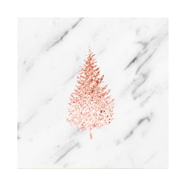 Rose gold christmas by marbleco