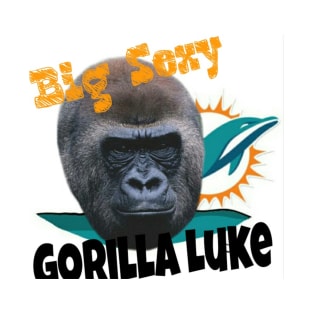 Miami Dolphins Gorilla Luke T-Shirt