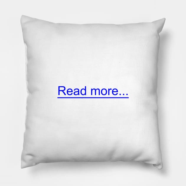 Read more... Pillow by Friki Feliz