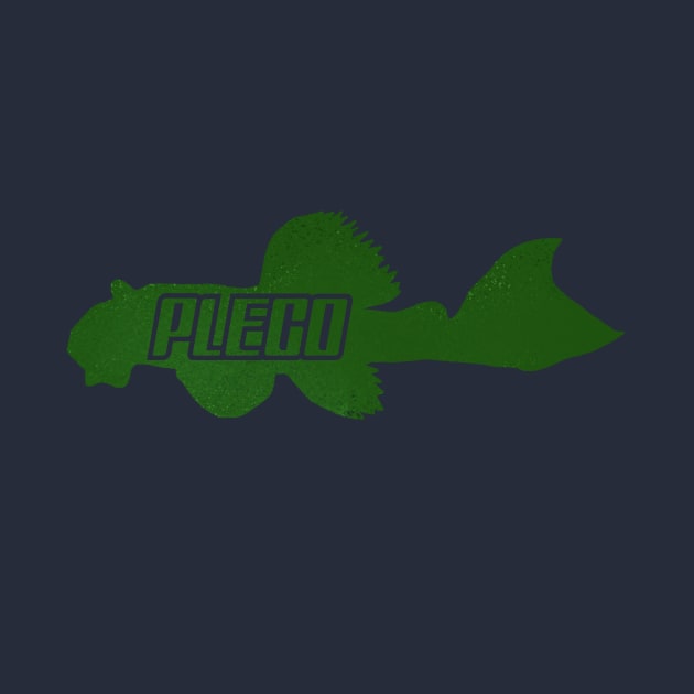 Pleco in Green by Moopichino