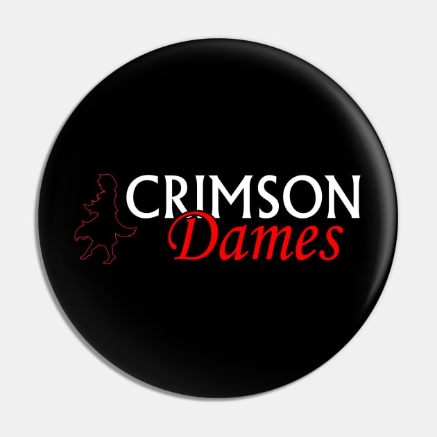 Crimson Dames - Logo Pin by Ciel of Studio-Aegis